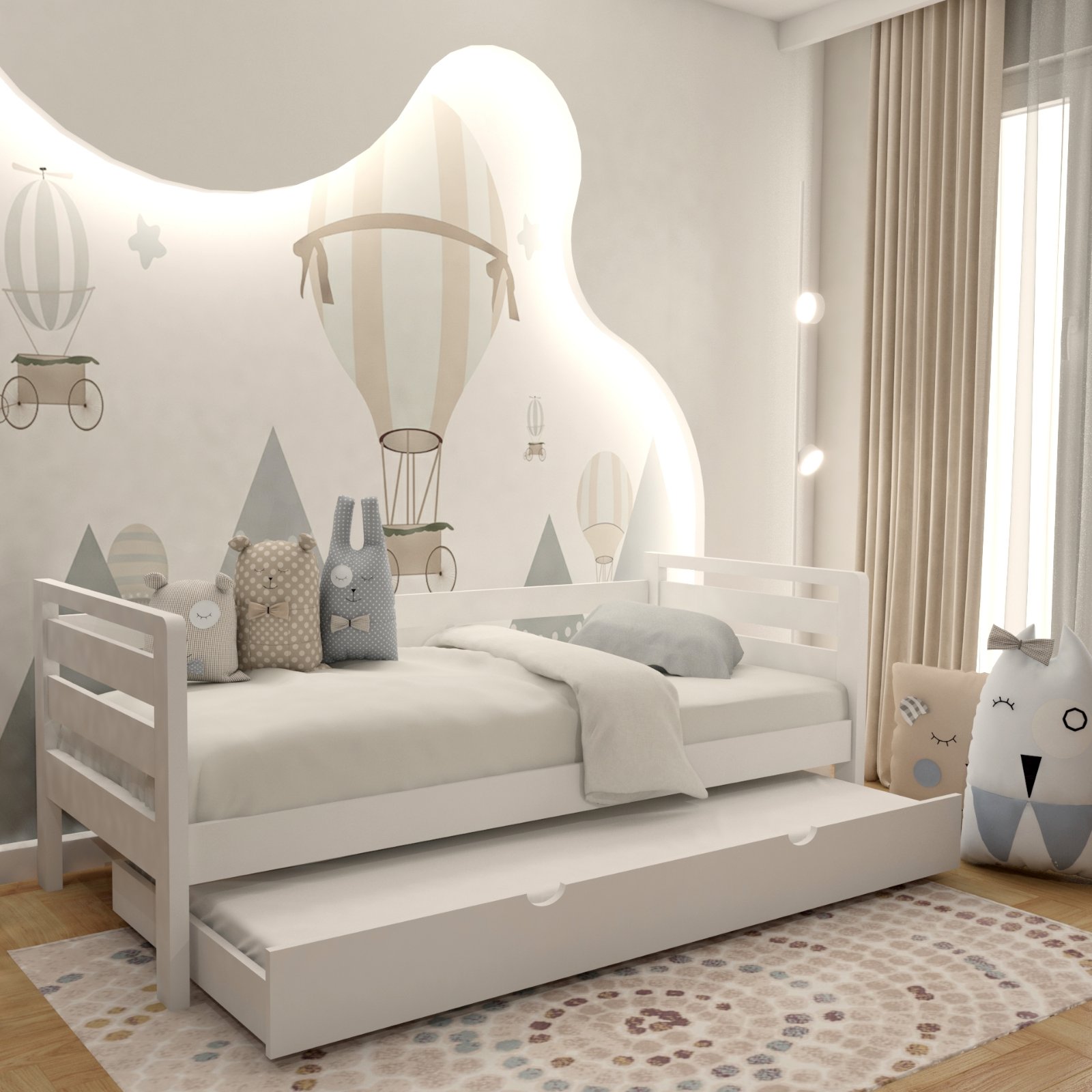 KREVET SOFA SAN (BELA)